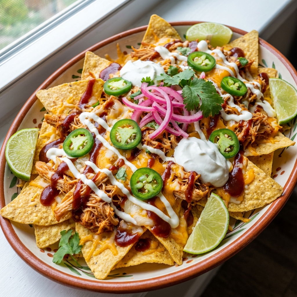 BBQ Chicken Nachos
